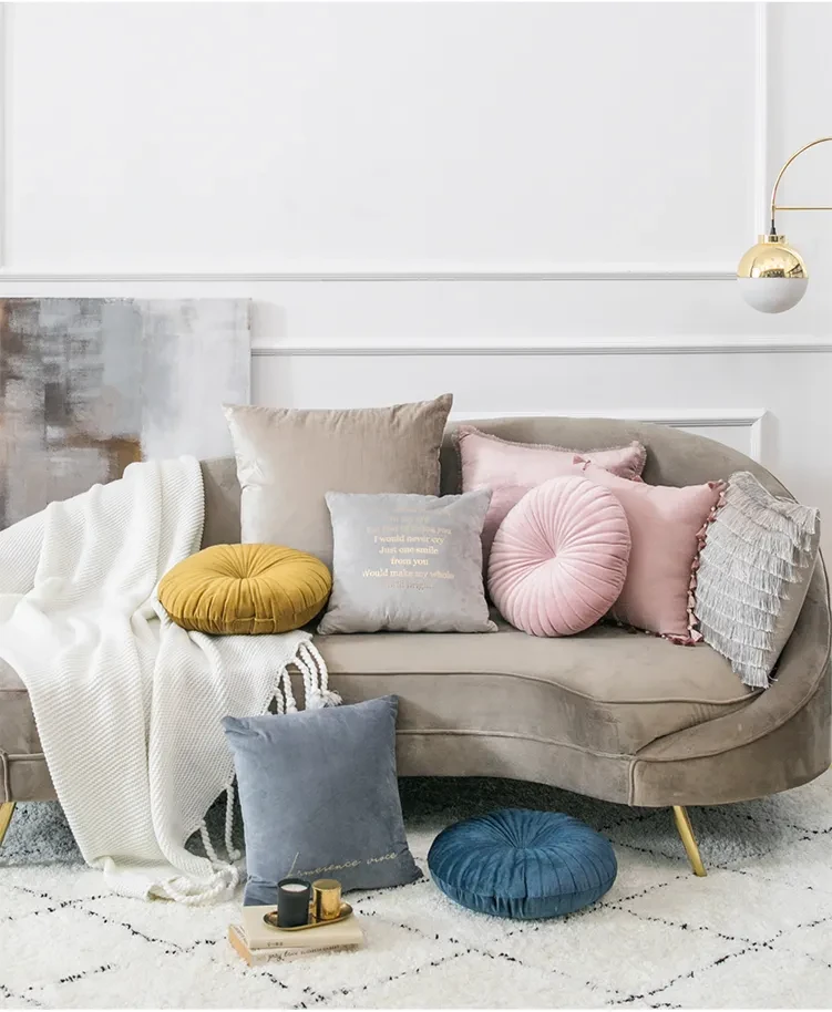 Pumpkin Velvet Pillow