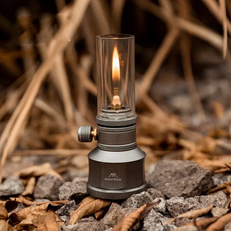 Gas Lamp Candle Holder Outdoor Camping Atmosphere Light Night Candle Light