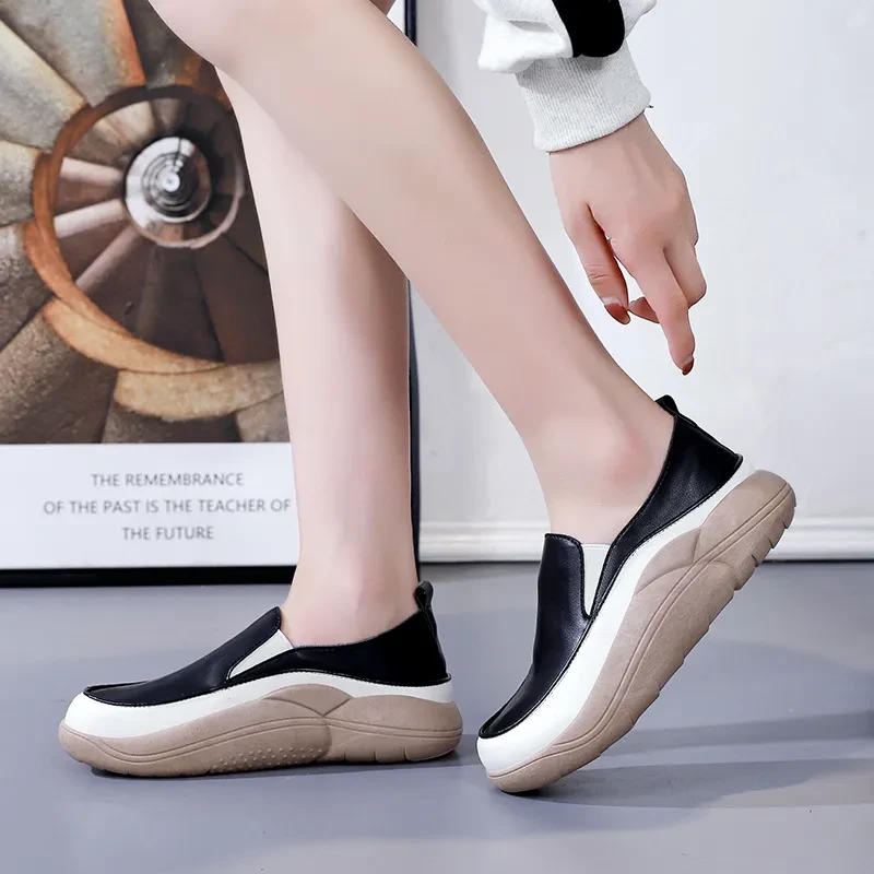 Women Fashion Platform Loafers