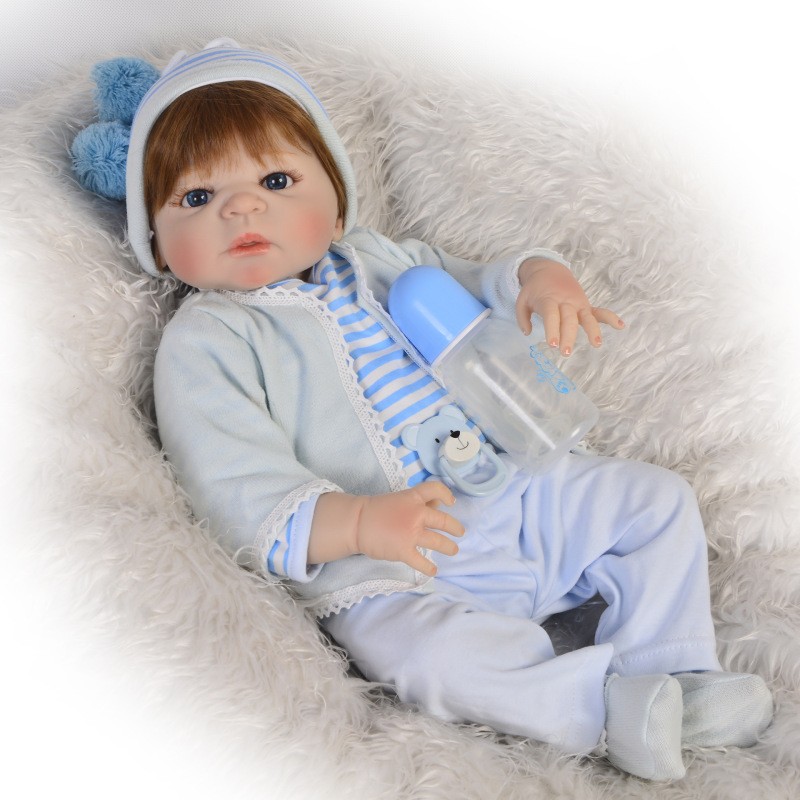 KEIUMI Reborn Baby Doll 23-Inch Simulation Baby