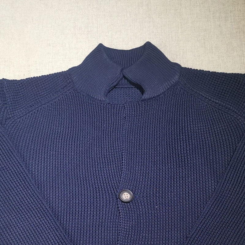 Men's Casual Stand Collar Knit Blazer