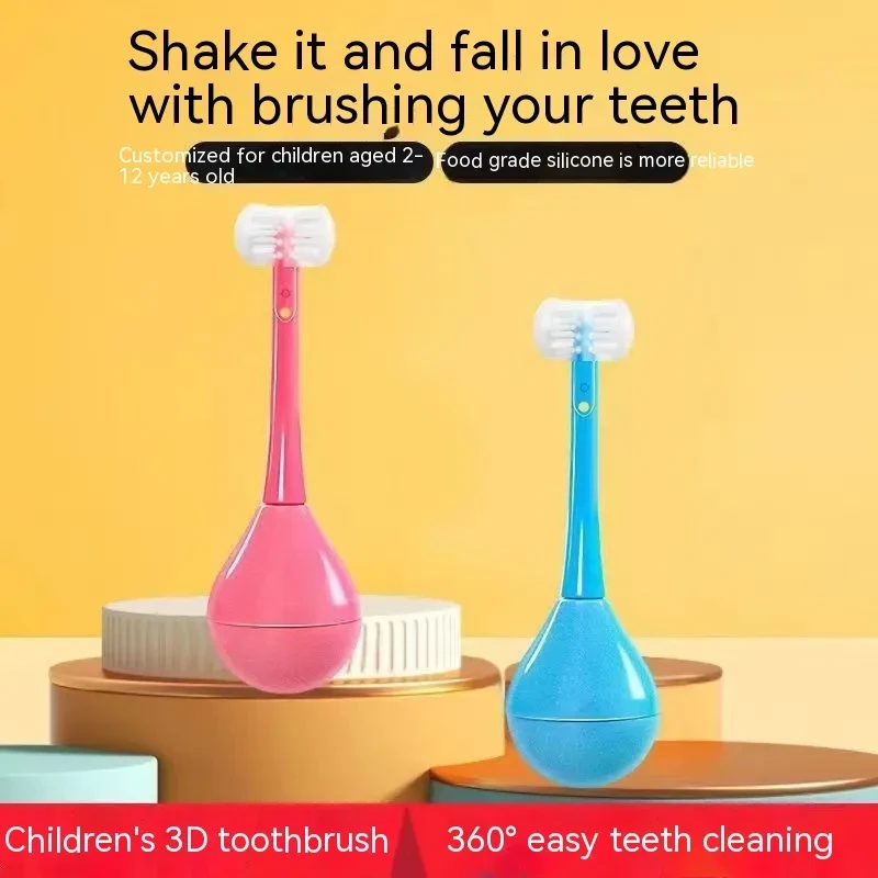 Three-sided Children's Toothbrush