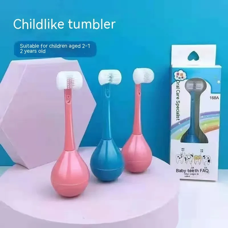 Three-sided Children's Toothbrush