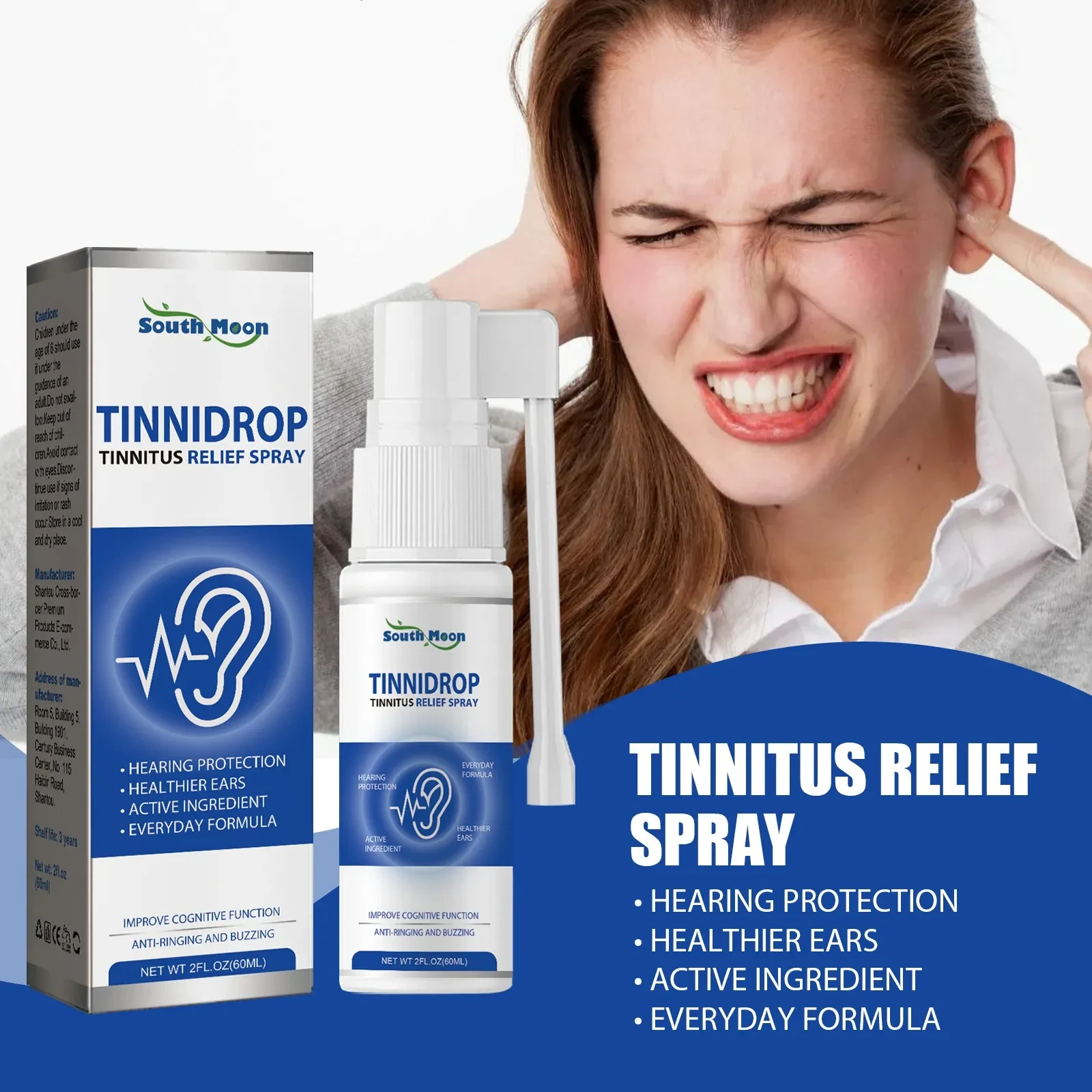 TinniDrop Tinnitus Relief Spray