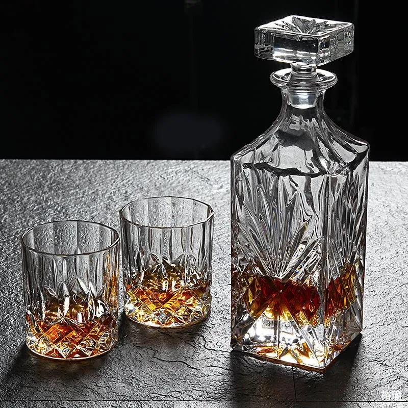 Crystal Whiskey Glass Set