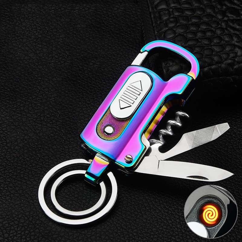 Multi-functional Keychain Charging Lighter