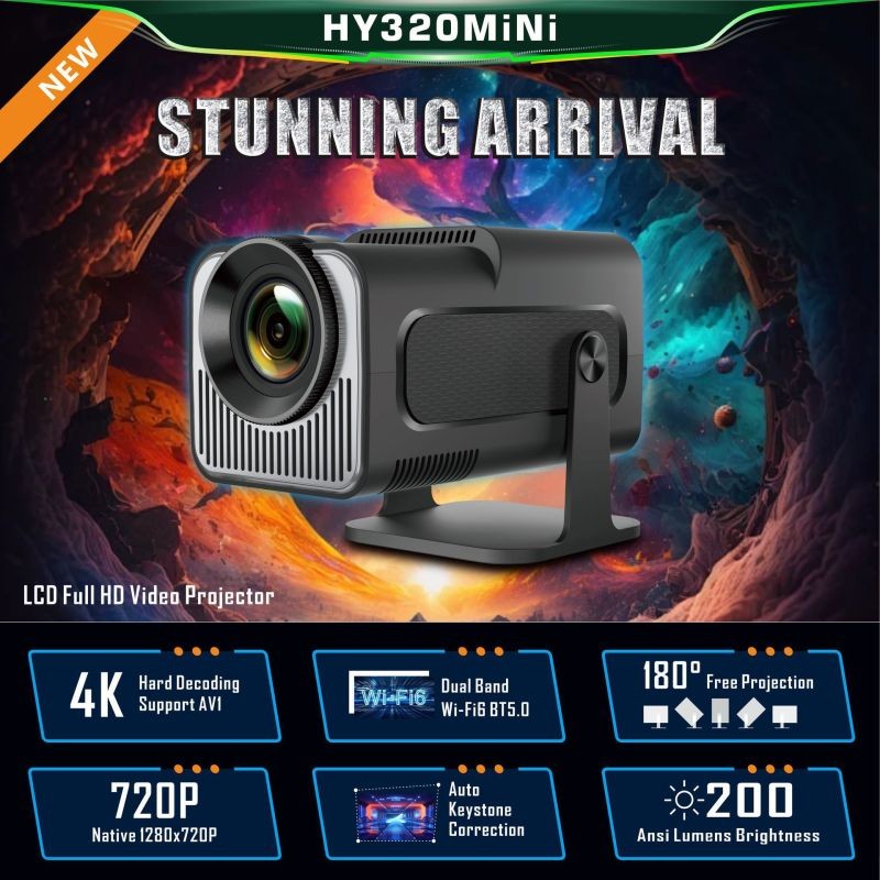 HY320 Mini Projector 720P