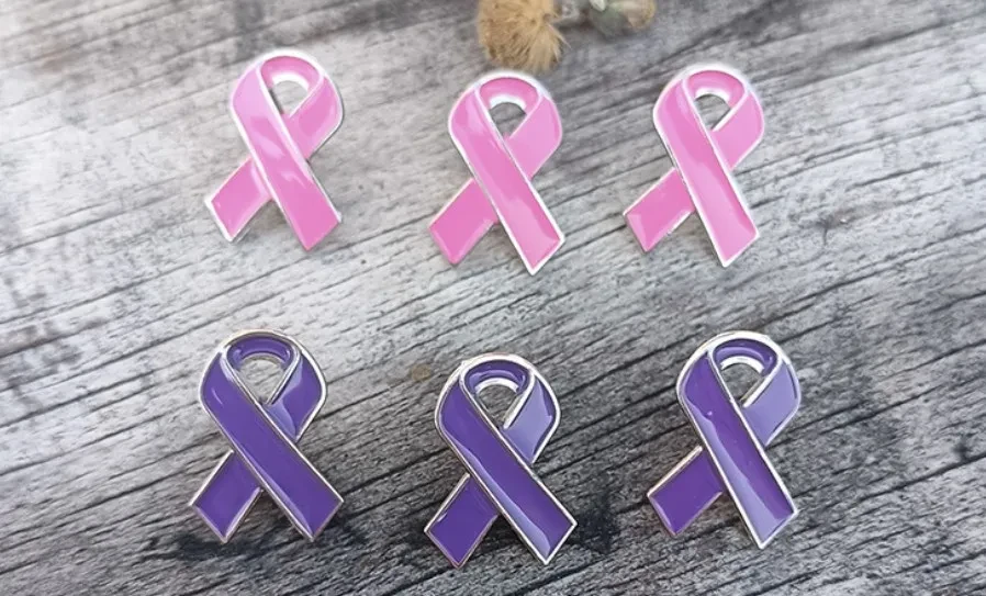 Cancer Awareness Ribbon Pins
