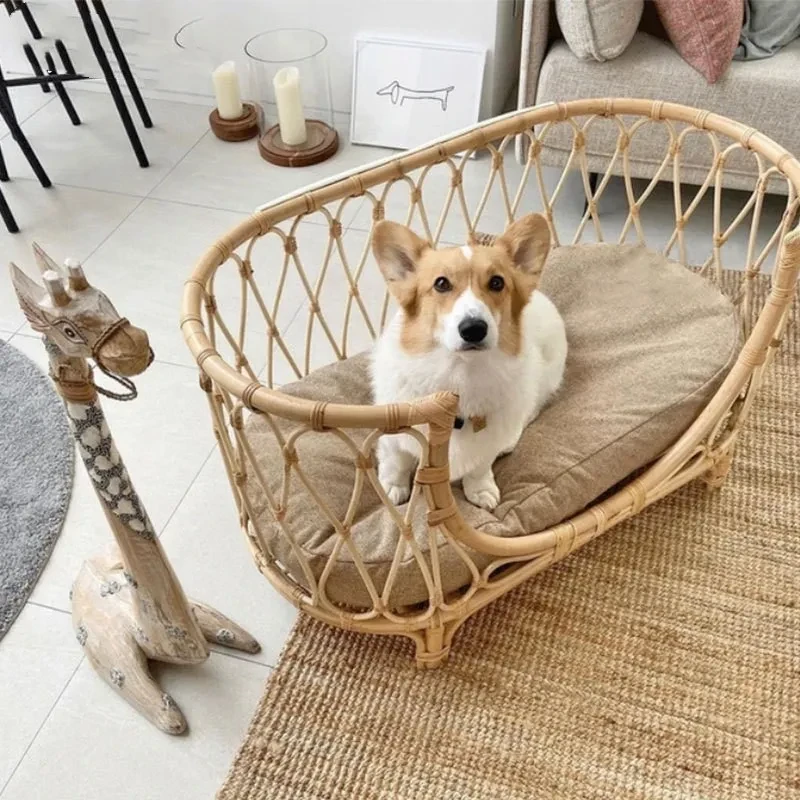Pet Bed Rattan