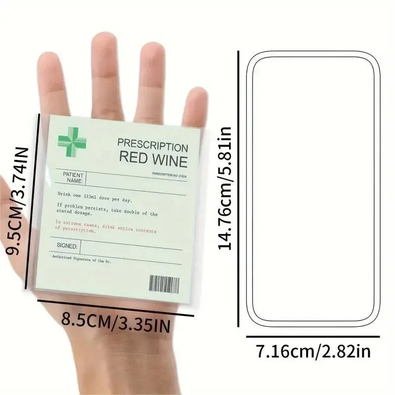 6-pack Prescription Wine Label