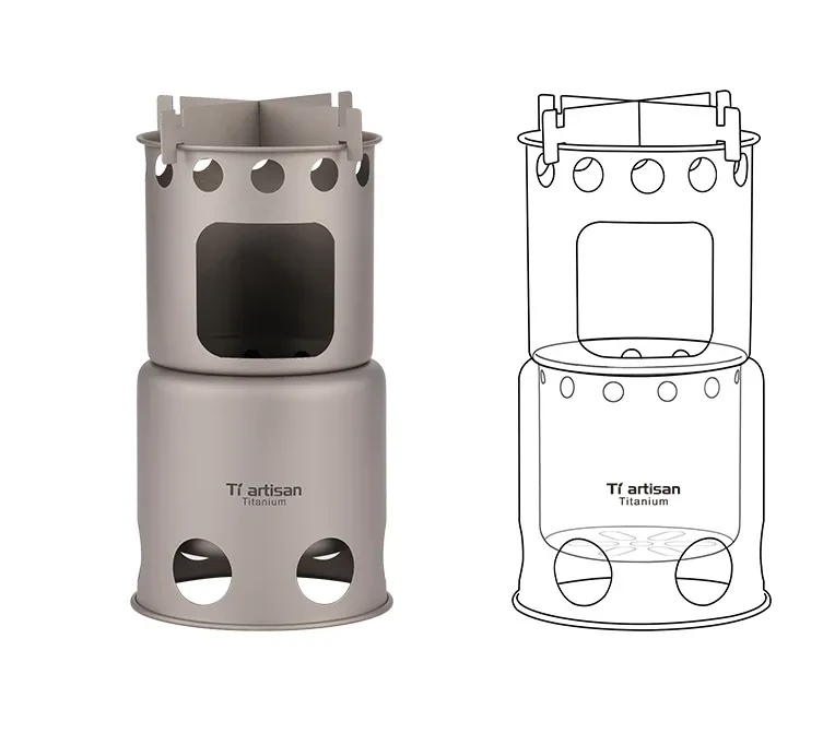 Titanium Artisan Wood Stove