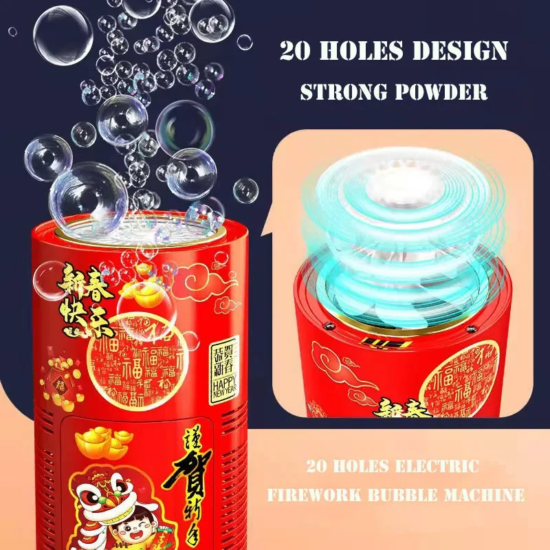Reusable-Fireworks Bubble Machine