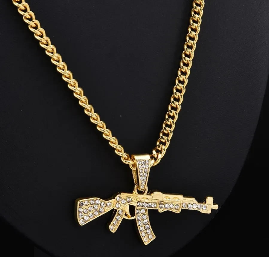 AK 47 Pendant Necklace