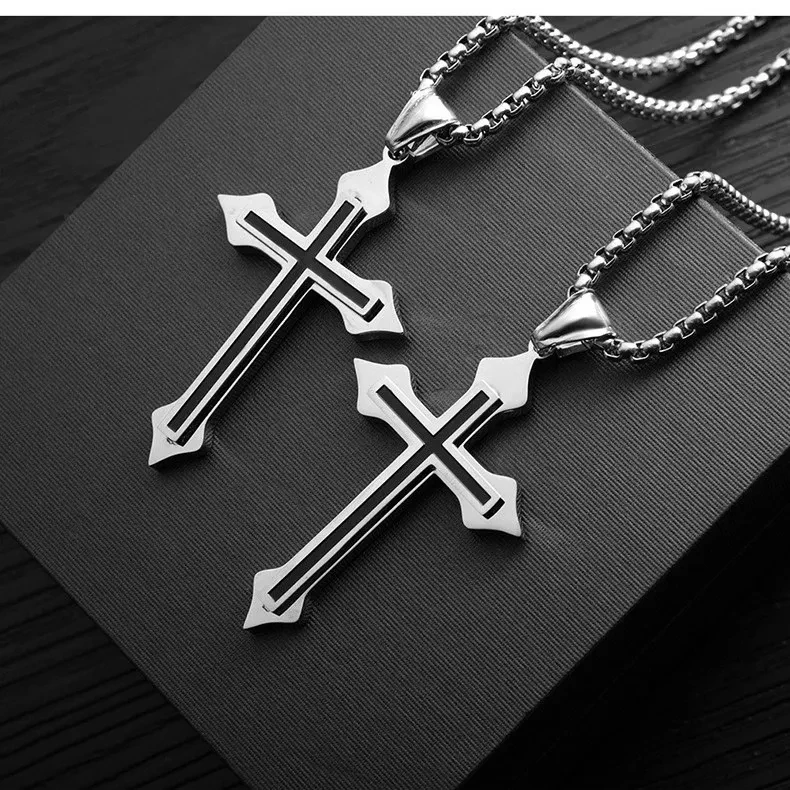 Mens Cross Necklace
