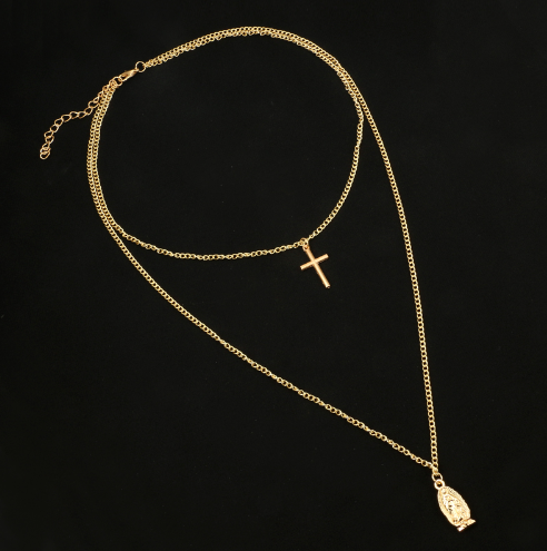 Gold Plated Cross Necklace