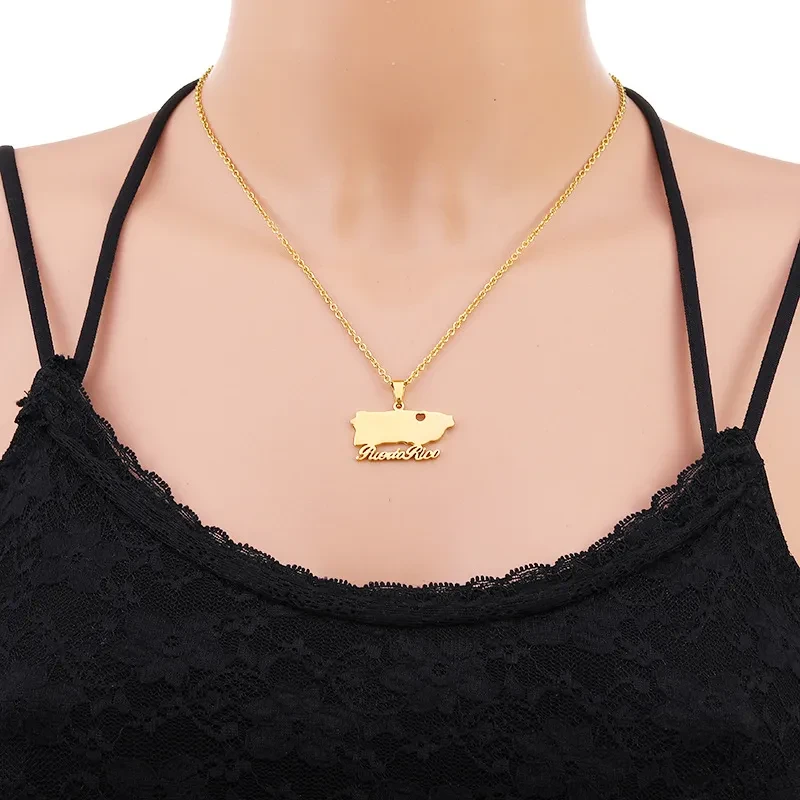 Puerto Rico Pendant Necklace