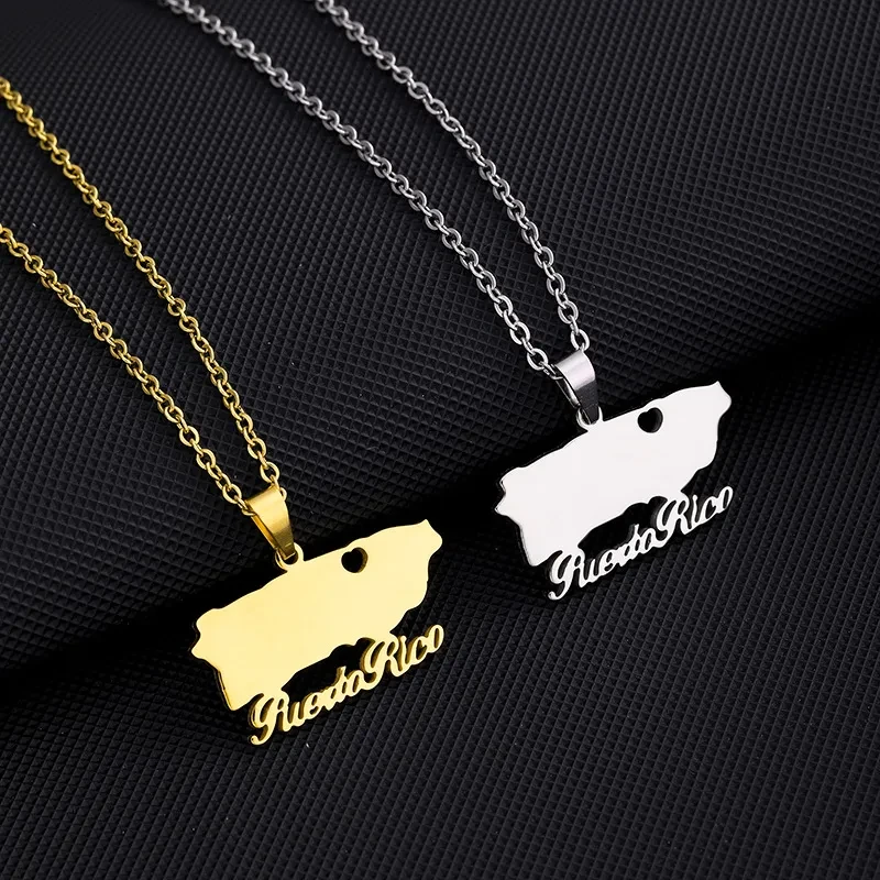 Puerto Rico Pendant Necklace