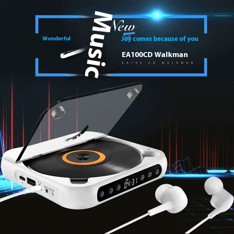 Portable Bluetooth Compatible CD Player