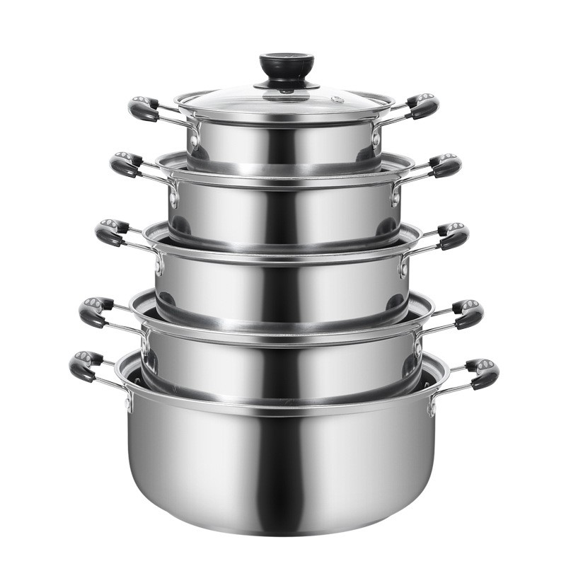 Stainless Steel Dual-sided Stockpot