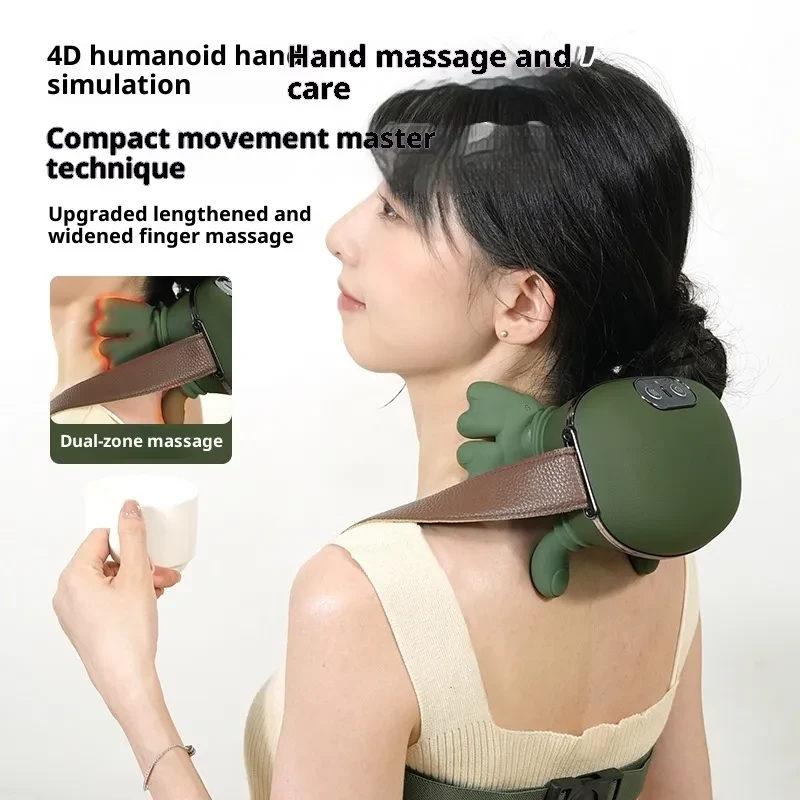 Wireless 4D Bionic Finger Neck & Shoulder Massager
