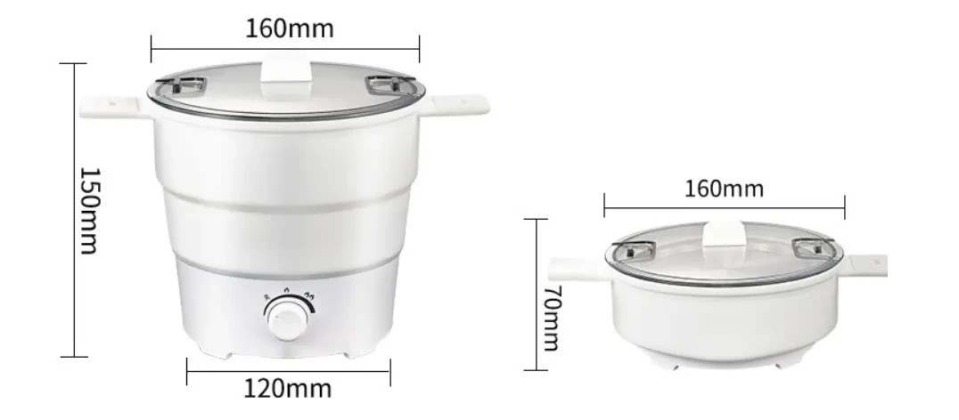 Folding Silicone Electric Cooker