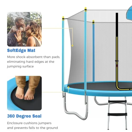 Trampoline with Safety Enclosure