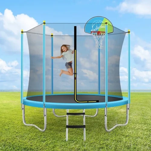Trampoline with Safety Enclosure