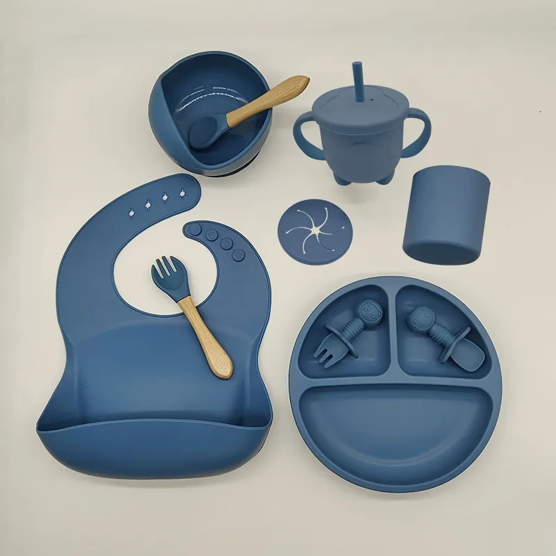 Children's Silicone Dinner Plate Set
