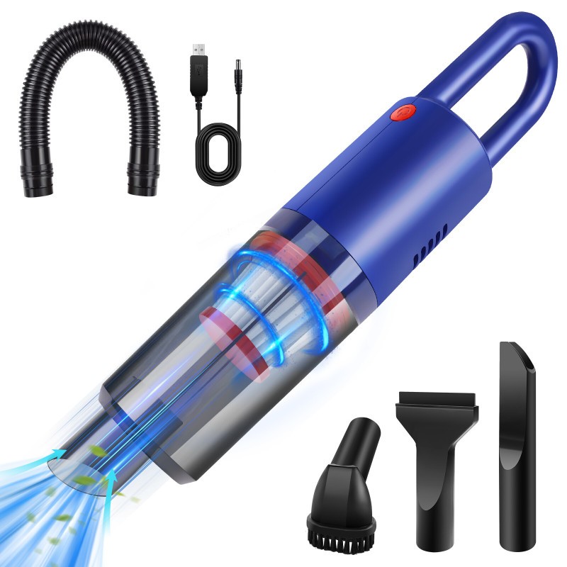 Cordless Handheld Car Vacuum Cleaner Wet Dry Powerful Strong Suction Cleaning