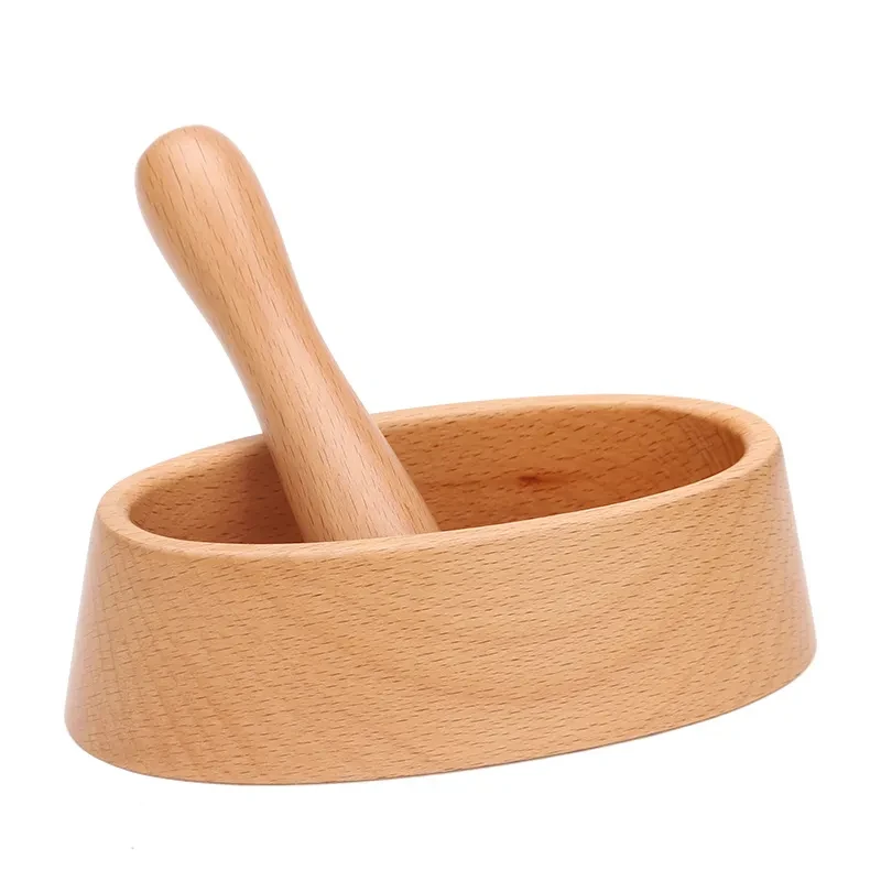 Wooden Manual Garlic Masher