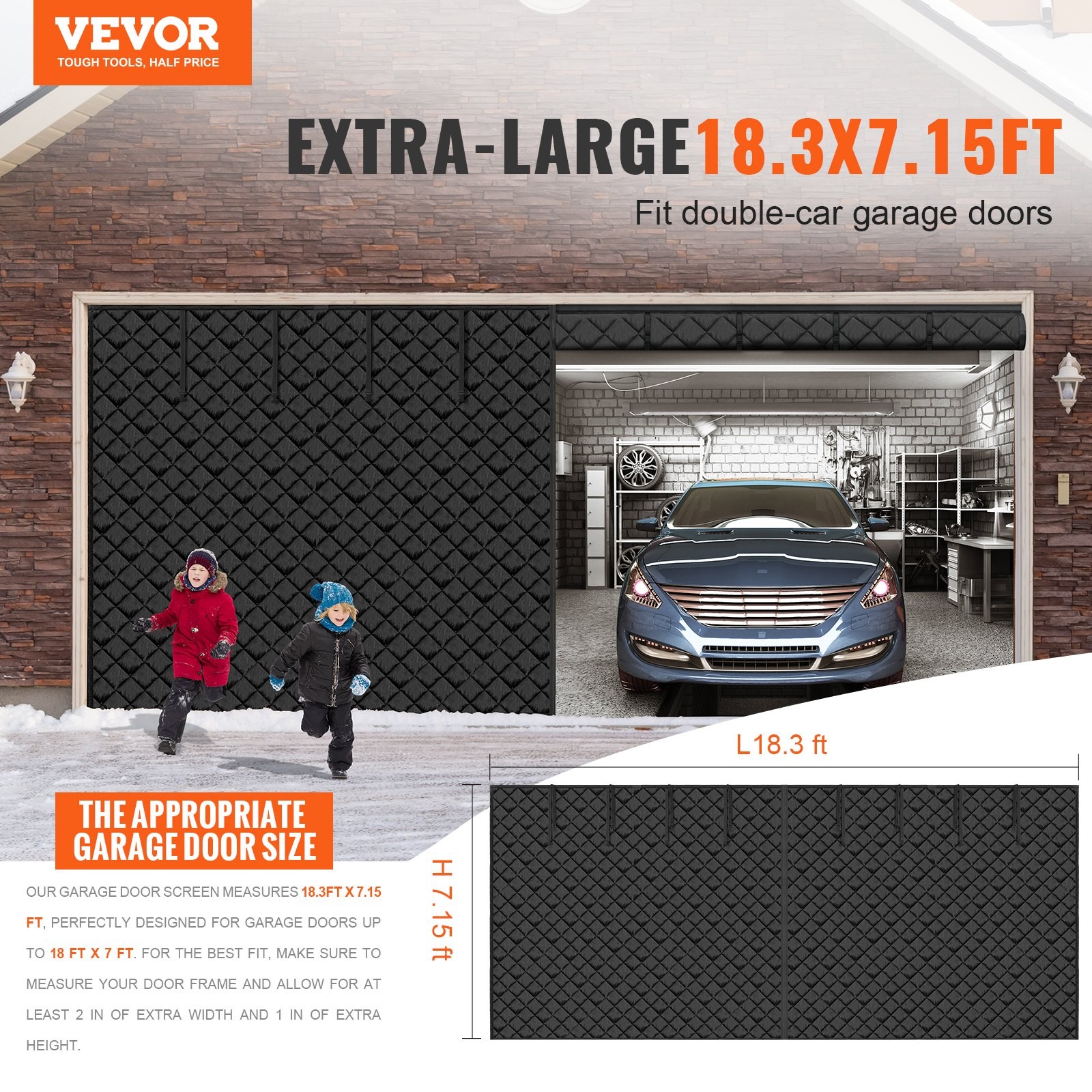 Garage Door Insulation Screen