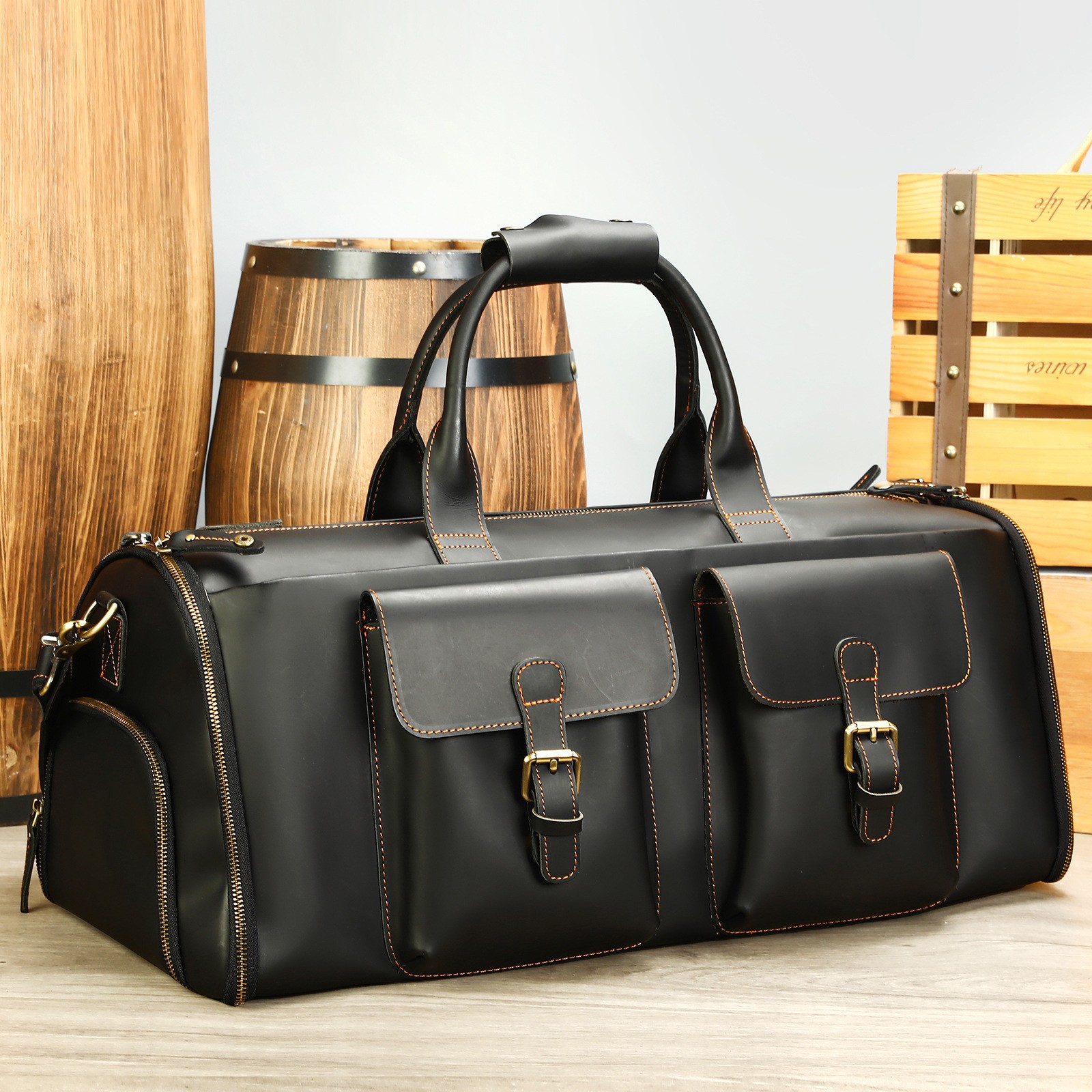Leather Travel Bag