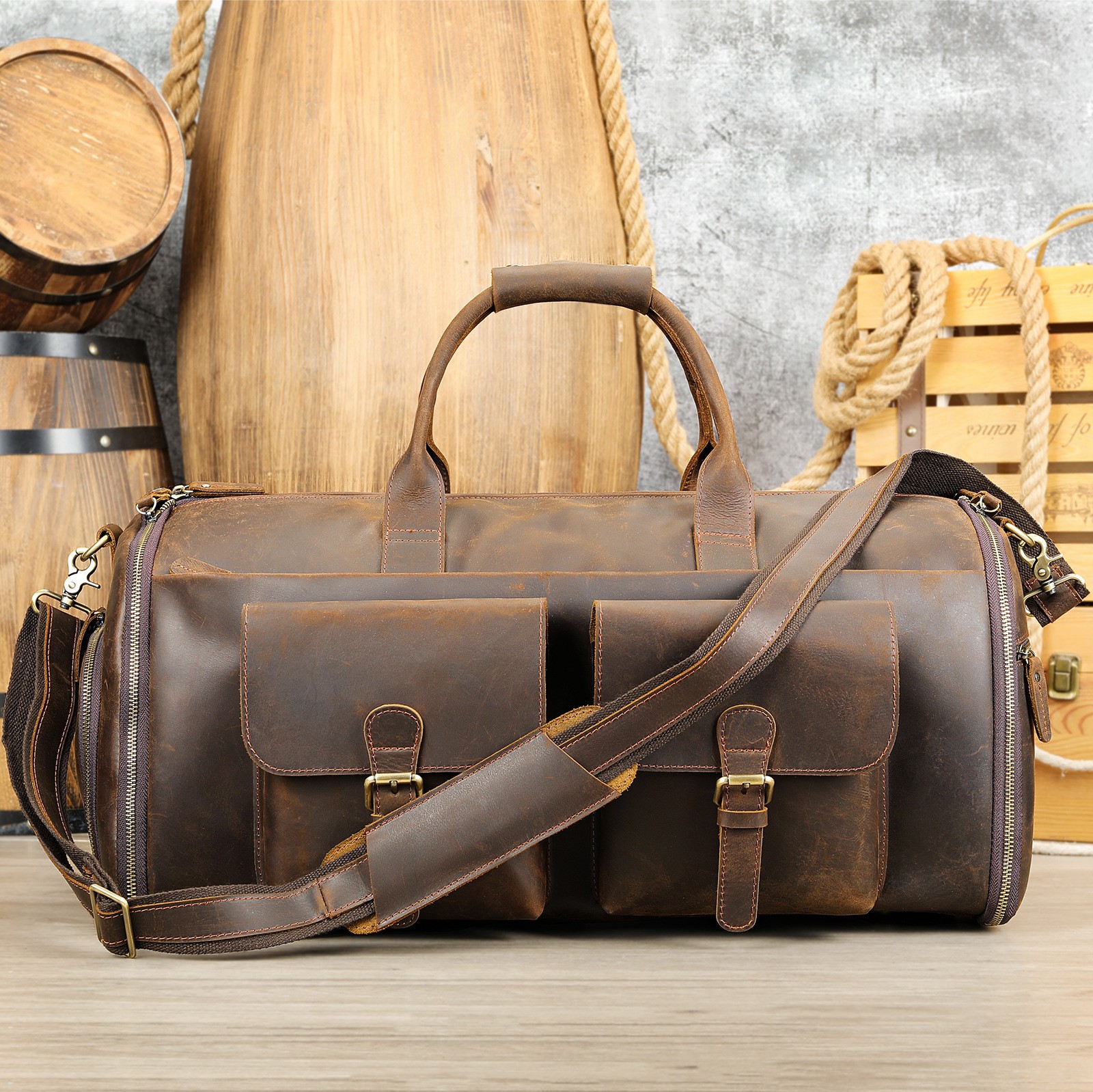 Leather Travel Bag