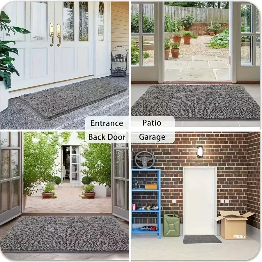 Luxurious Floor Mat, Perfect for Bathroom, Kitchen, Indoors and Out, Machine Washable