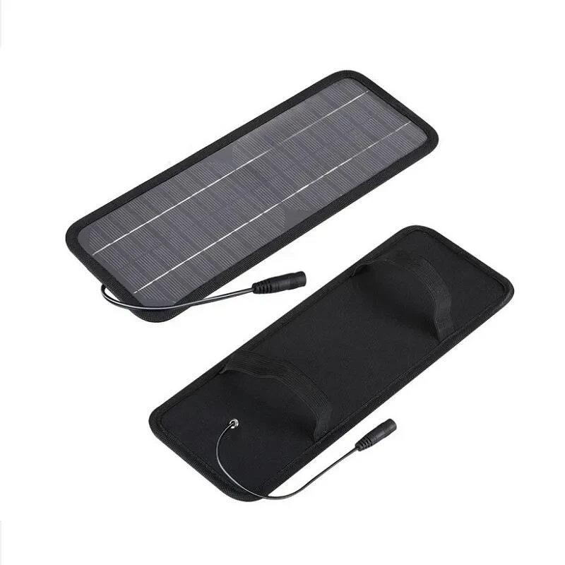 5W Portable Solar Car Battery Charger