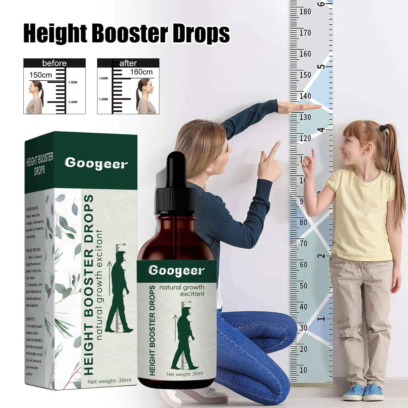 Height Booster Drops