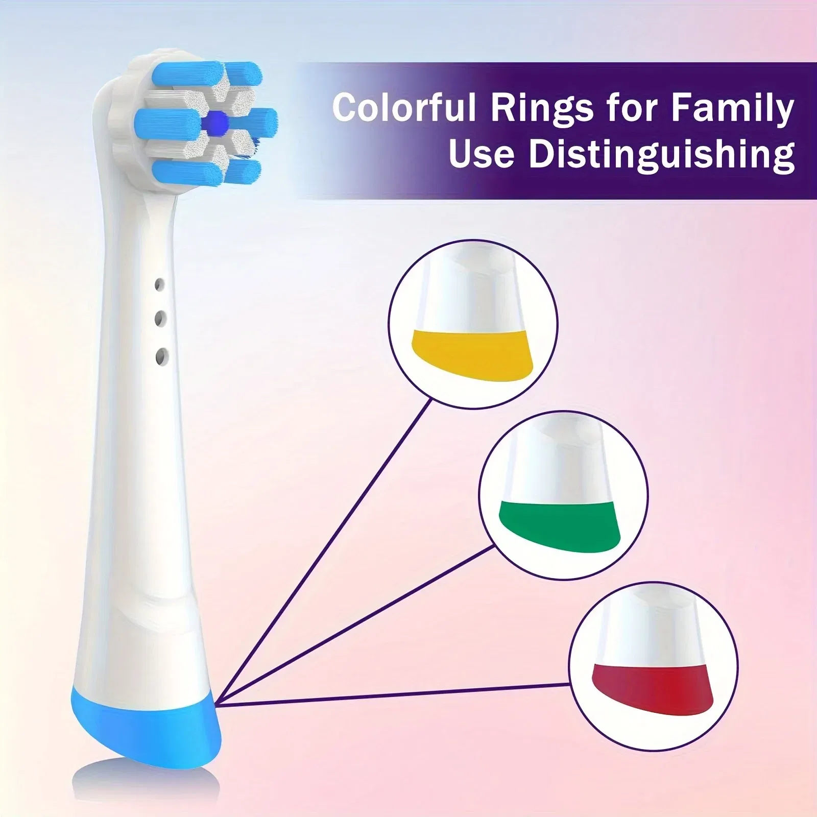 Color: Ivory - Toothbrush Head Compatible with Oral-B iO Series Electric Toothbrushes, iO3/iO5/iO6/iO7/iO8/iO9/iO10 Brush Heads Ultimate Clean