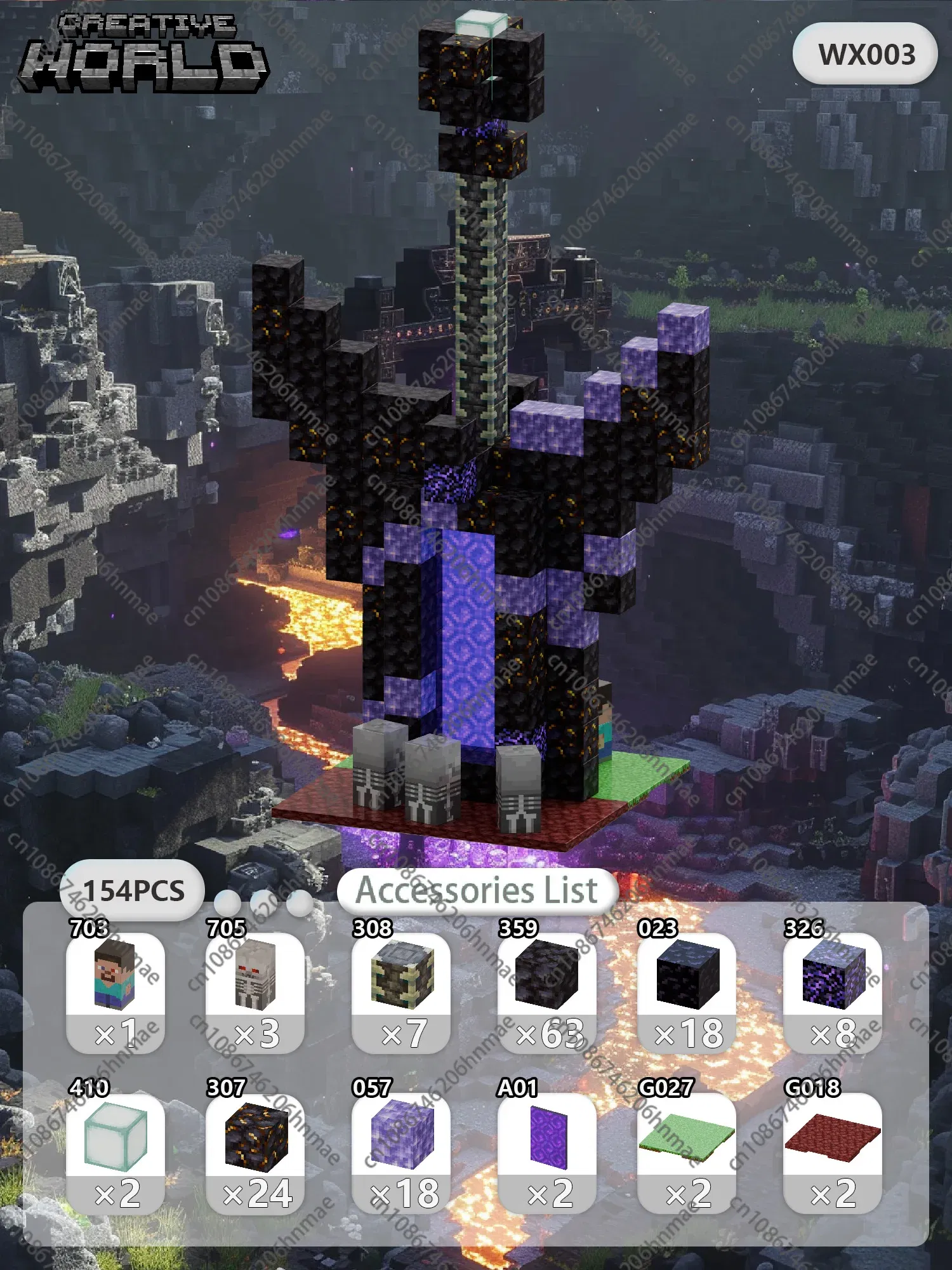 Color: Clear - Magnetic Building Blocks Mine World Magnet Cube Set for Boy Girl Kid Age 3+ DIY Pixel style Model Base plate STEM Toy Baseplate