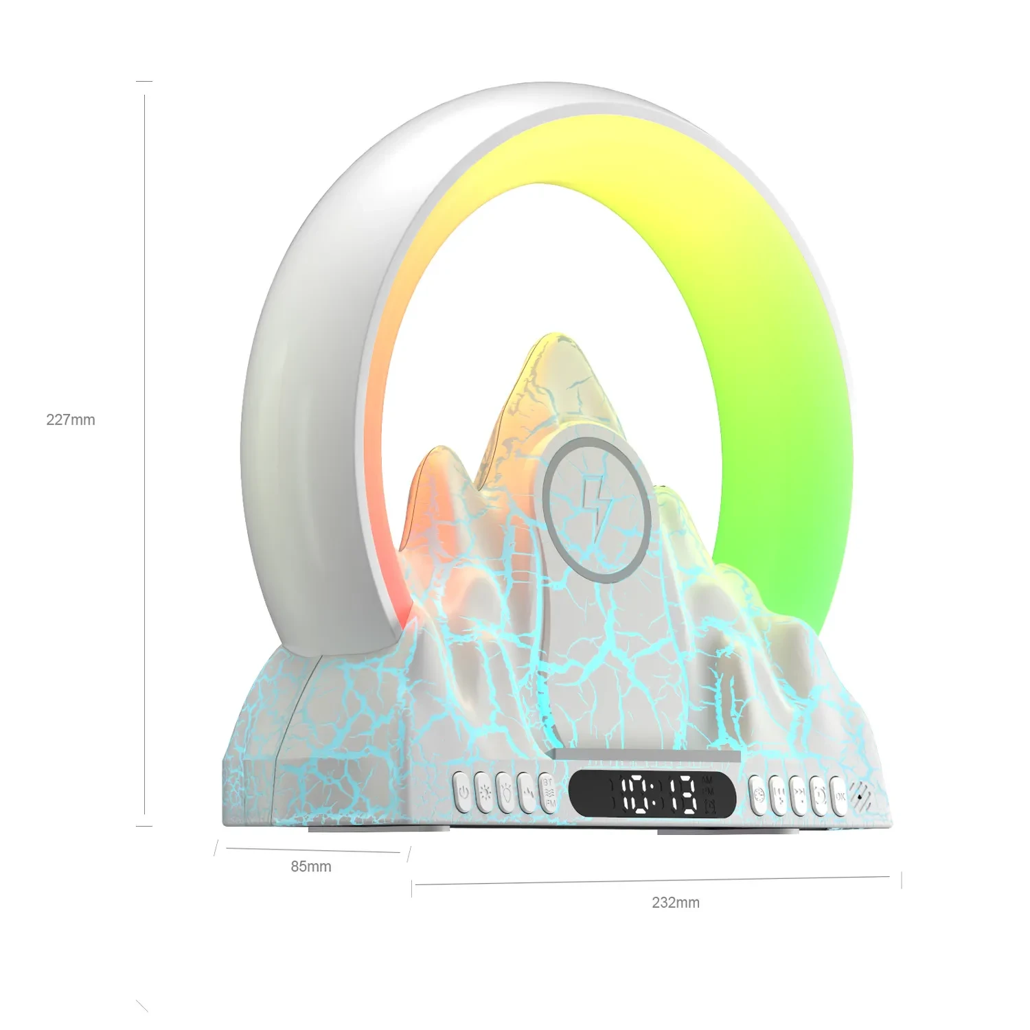 Volcano Wireless Alarm Charger