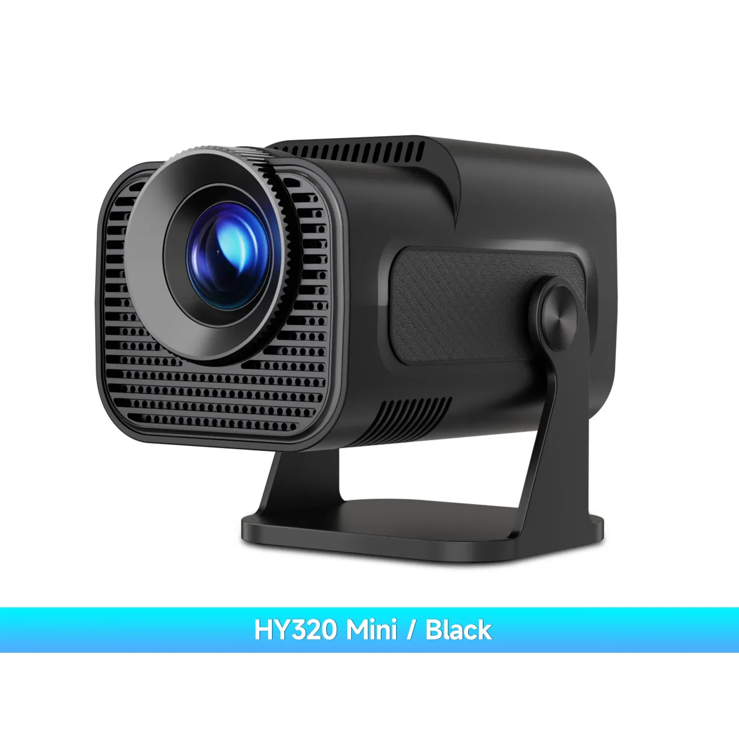 Color: color1, Plug Type: AU Plug - Magcubic HY320 Mini Newly Native 720P Android 11 4K Projector 300ANSI Wifi6 BT5.0 Cinema Outdoor Portable 180?° Rotable Projector