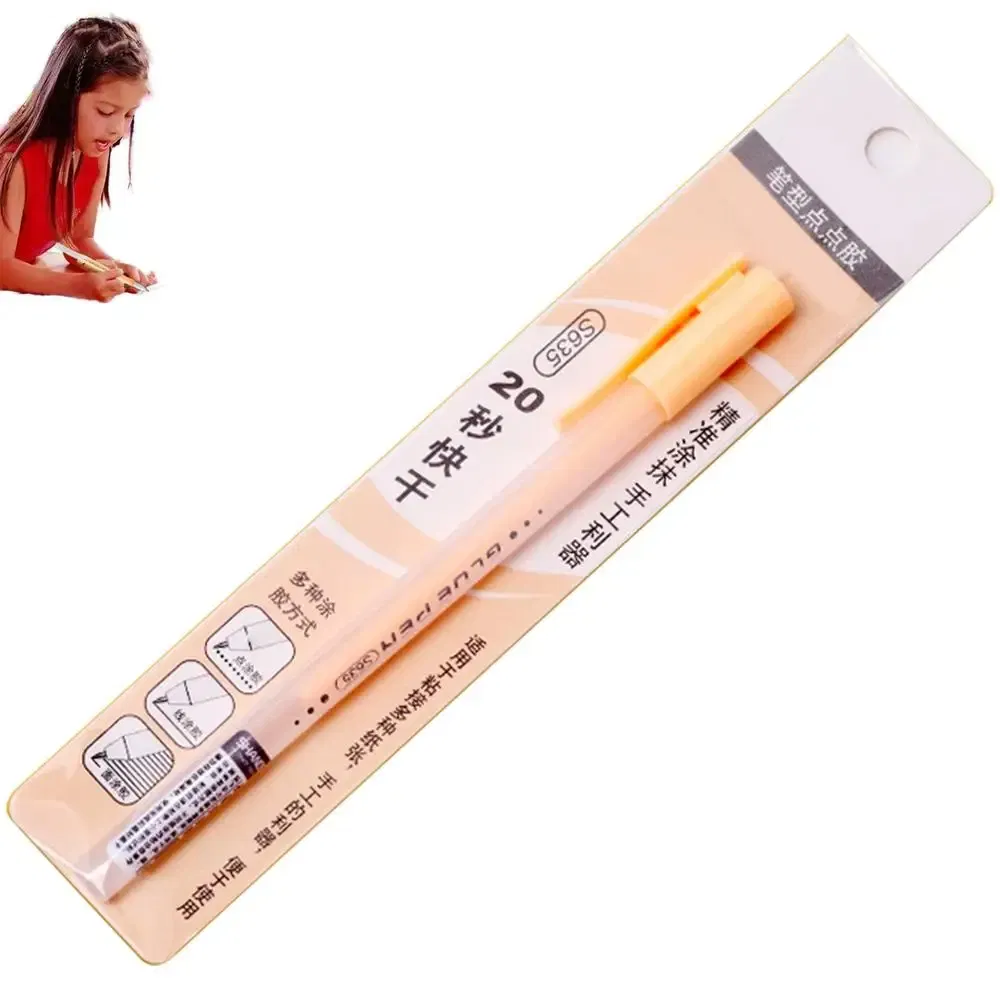 Color: Multi-Colored, Ships From: CN - Scrapbook Quick Dry Glue Pen Gl-ue Dots Adhesive Tool Quick Dry Papercrafts DIY Handmade Stationery Liquid Glue Pen