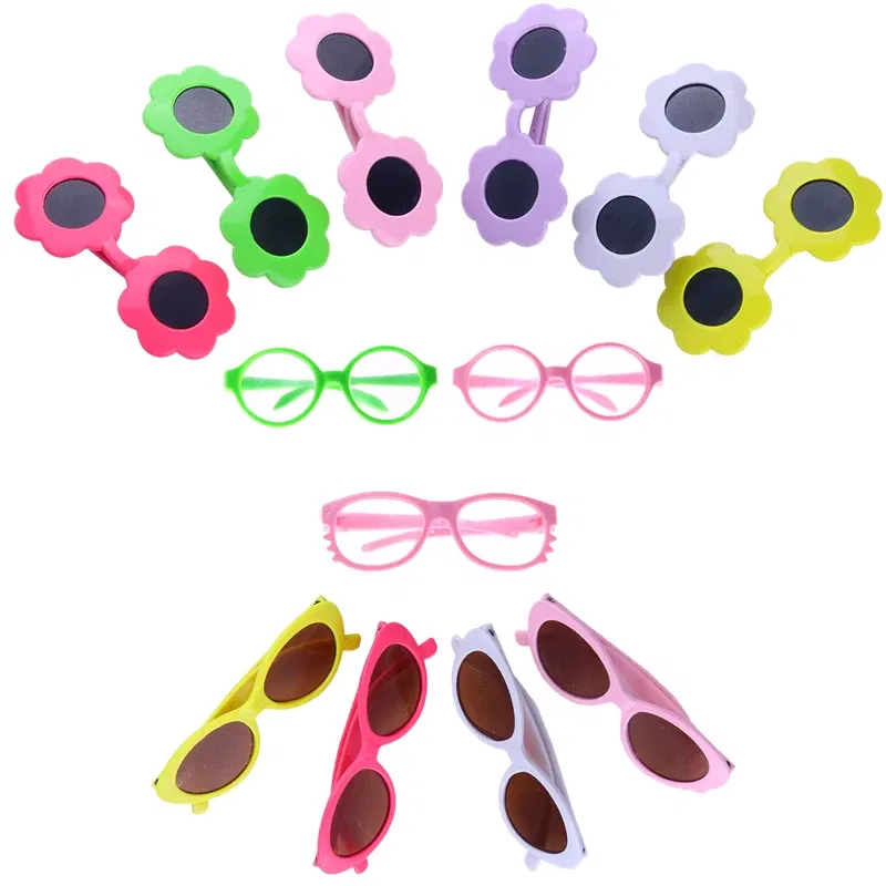 Color: WHITE - Promotion! Sunglasses Fit 18 Inch American &43 CM Baby Doll Clothes Accessories,Girl's Toys,Our Generation,Birthday Gift