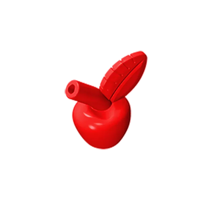 Color: GRAY - Gobricks GDS-1447 Apple  compatible with lego 33051 children's DIY Educational Building Blocks Technical