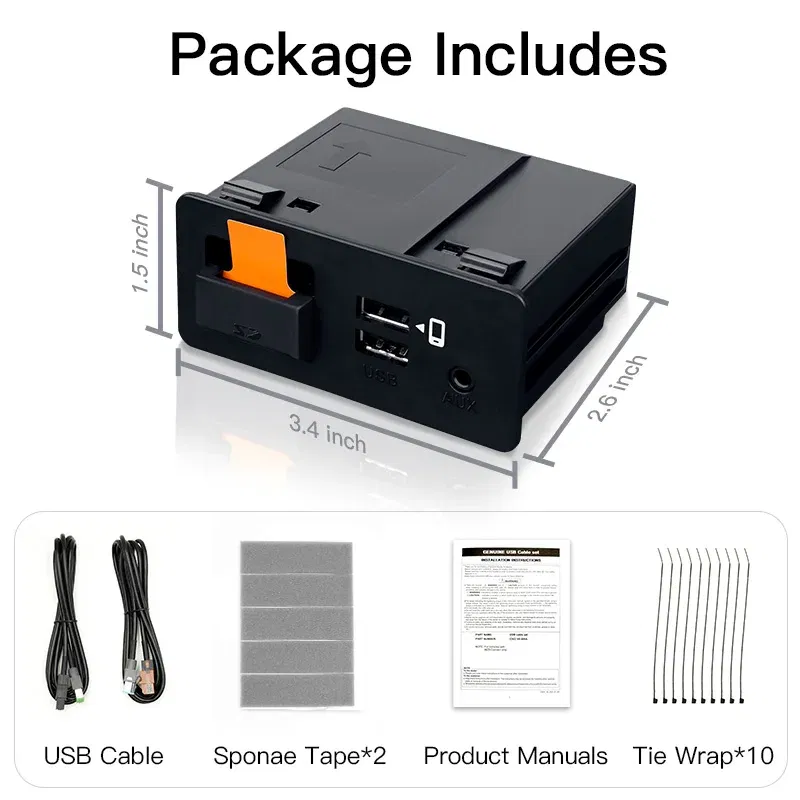 Color: RED - New Upgrade  CarPlay Android Auto USB Hub Adapter for Mazda 2 3 6 CX3 CX5 CX8 CX9 MX5 miata TK78669U0C Mazda Retrofit Kit