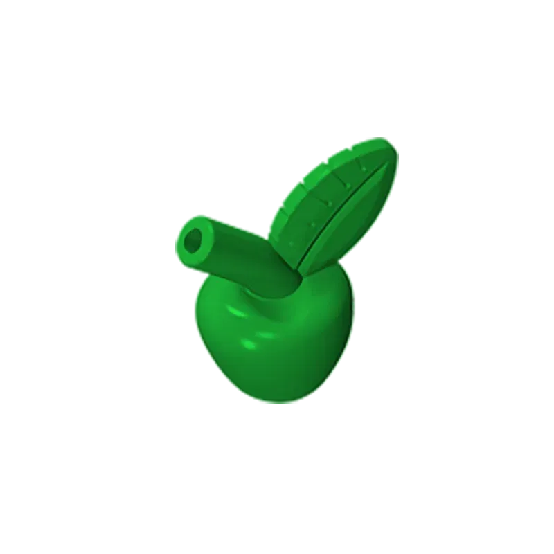 Color: WHITE - Gobricks GDS-1447 Apple  compatible with lego 33051 children's DIY Educational Building Blocks Technical