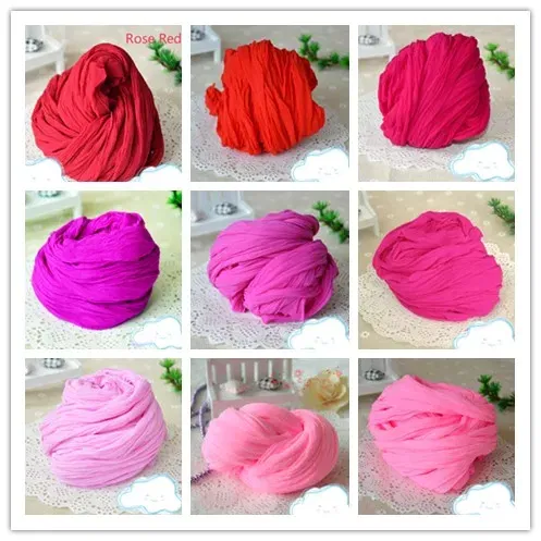 Color: Pink - 5pcs Multicolor Tensile Nylon Stocking DIY Flower Making Material Handmade Craft Accessory Wedding Home DIY Nylon Flower