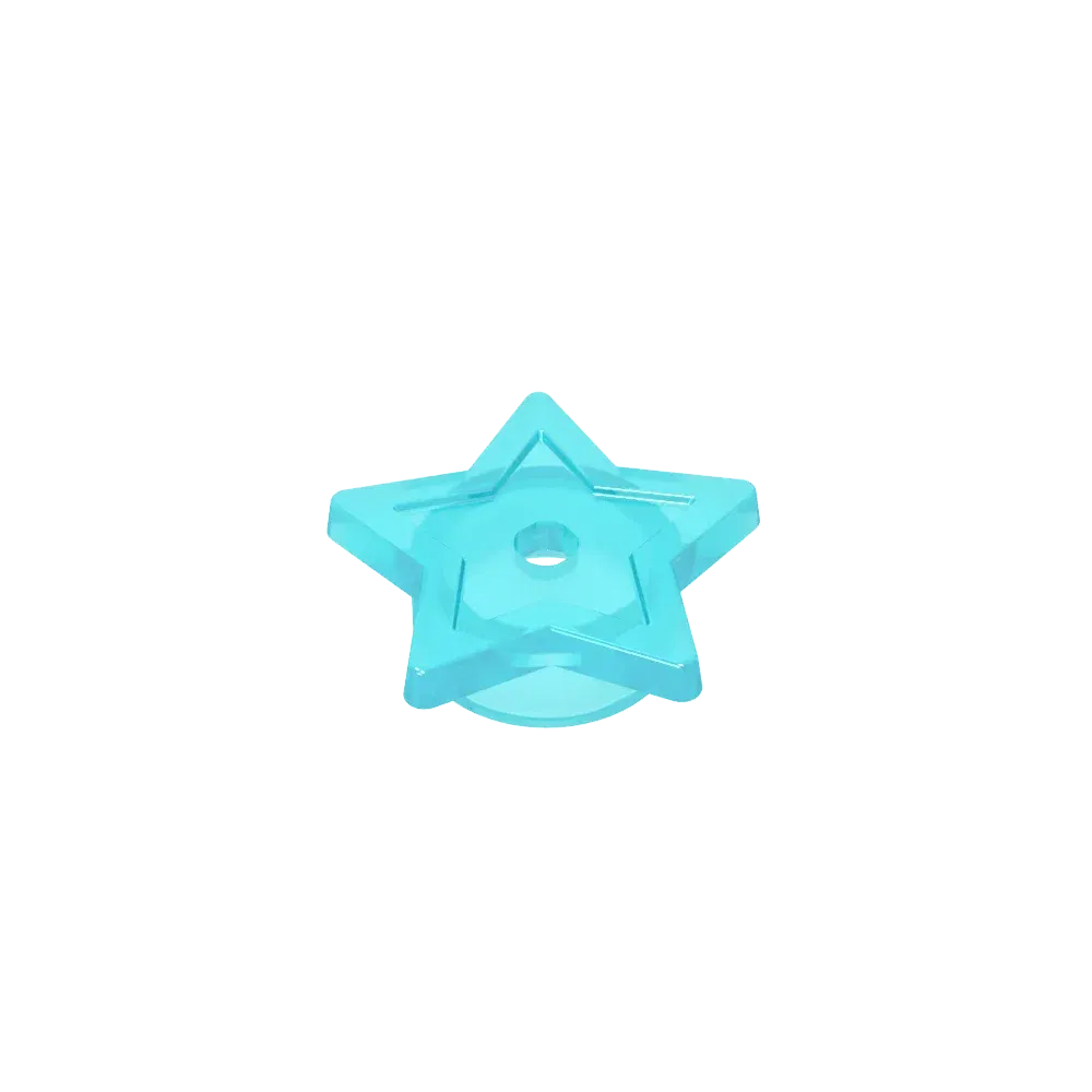 Color: Multicolor - Gobricks GDS-90488 Star with Stud Holder compatible with lego 28619 Assembles Building Blocks children's toys