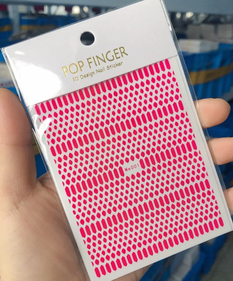 Color: Tan/Khaki - 1PCS New English Alphabet Nail Stickers Multi-Color Laser Reflective Nail Slider Art Cool Text Nail Kit