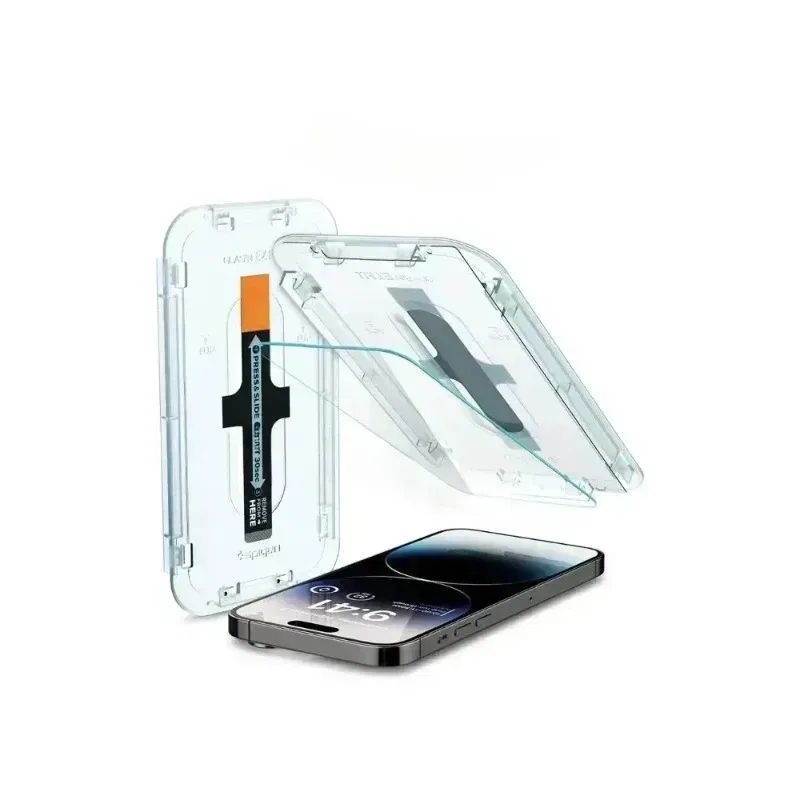 Color: Gold - BX -Sp-gen tempered glass ForIPhone 15 Pro Max/15/16 Pro Max s24 ultra GLAS.tR EZ Fit Auto Tray HD for iPhone Screen Protector