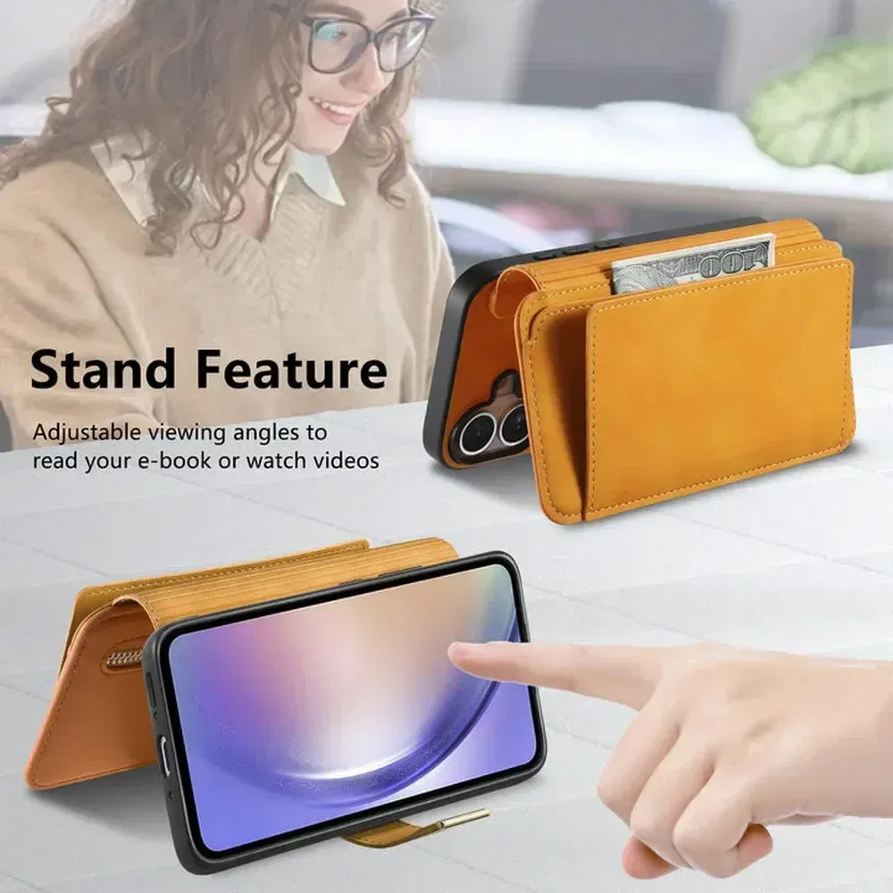 For Oneplus 13 5G Case 2In1 Detachable Leather Zipper Wallet Funda OnePlus 13R Magnet Back Cover One Plus ACE 5 Pro 12R 13 Etui